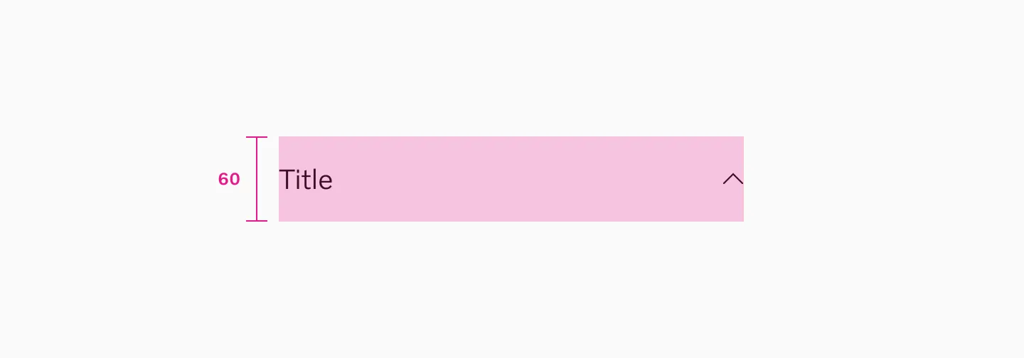 Accordion with 20px text uses minimum 60px target size