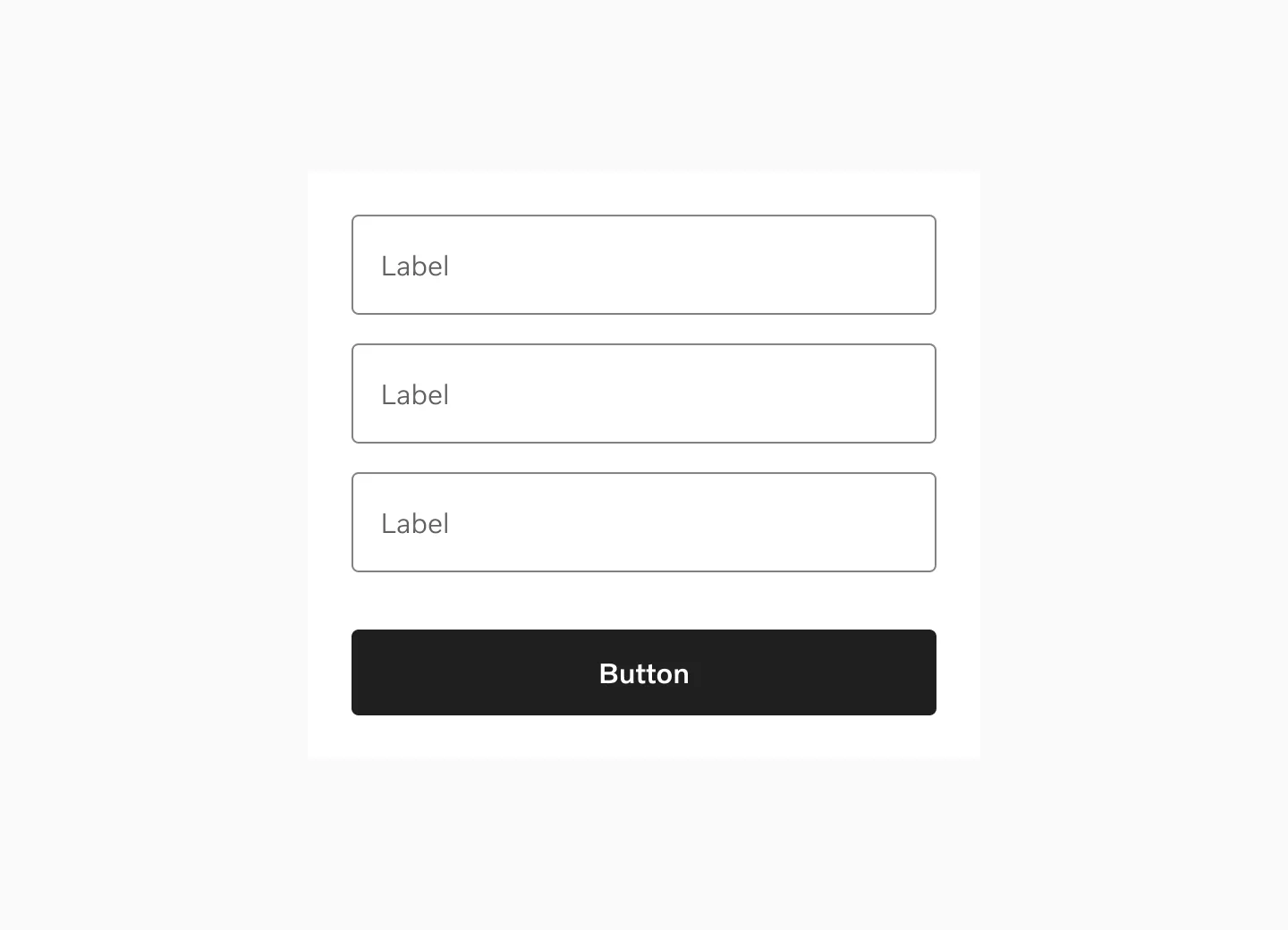 Fixed width button