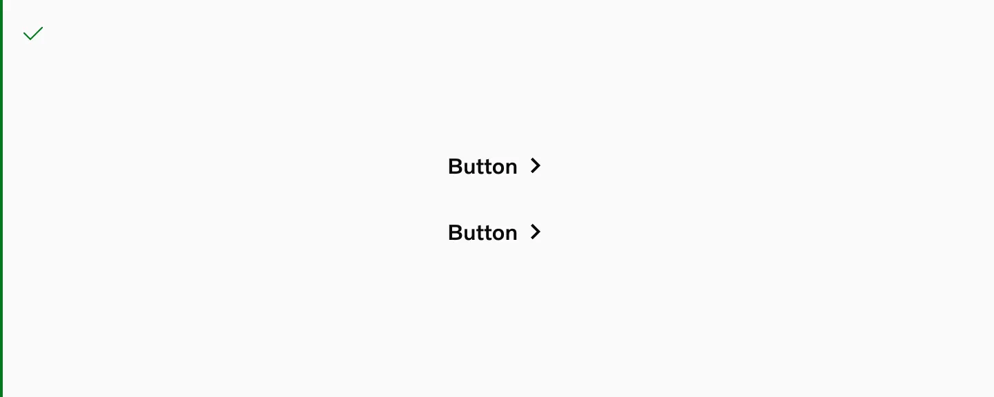 Stacking two button text requires 0px spacing