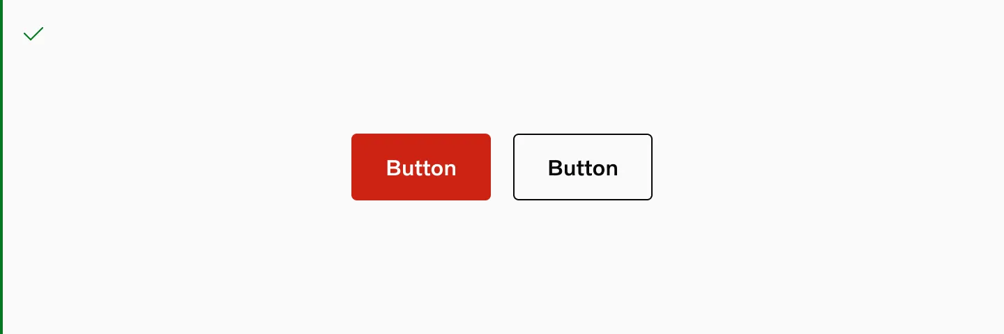 Use different colors for destructive buttons in a group