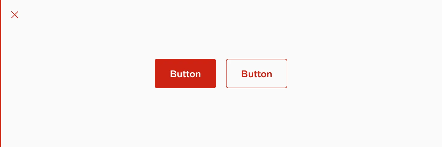 Don't use the same color on both buttons when using destructive buttons in a group