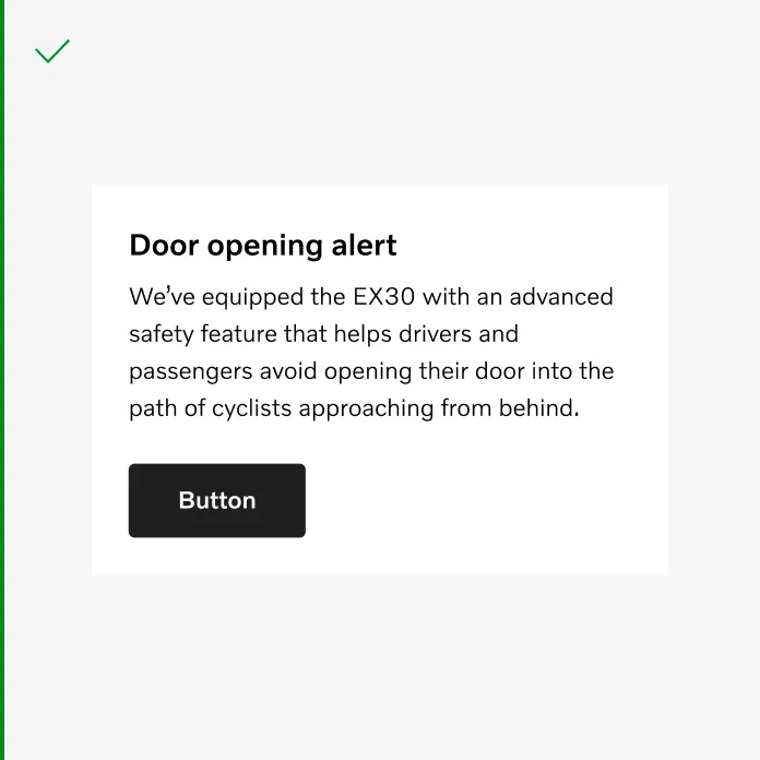 Align the button with the content