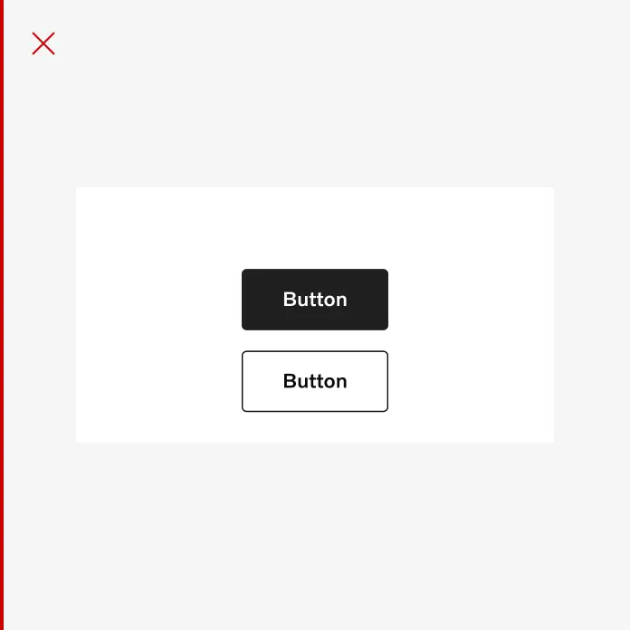 Do not to stack buttons vertically when there is enough space to arrange them horizontally