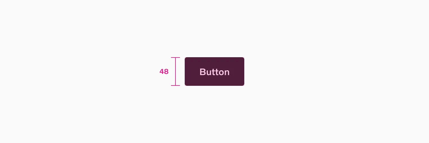 Button filled large using 48px target size