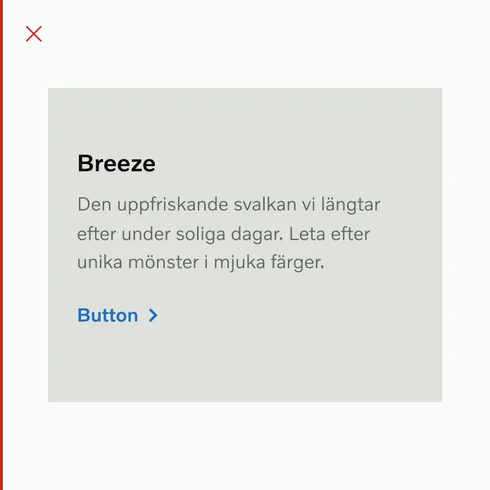 Avoid using accent blue on colored backgrounds and media