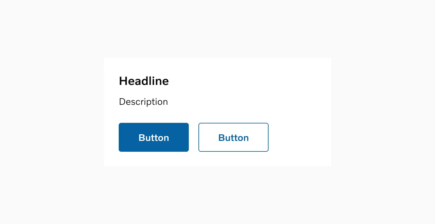Left aligned ButtonGroup
