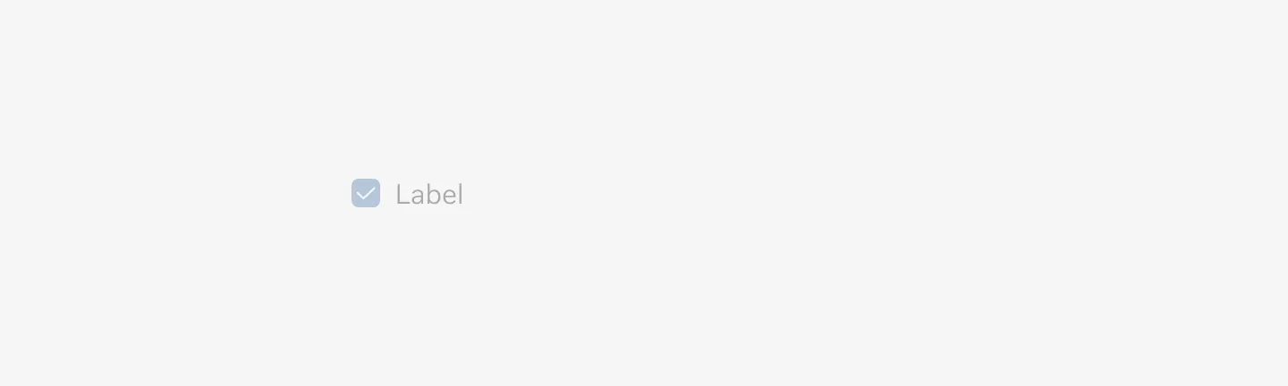 Selected checkbox in disabled state
