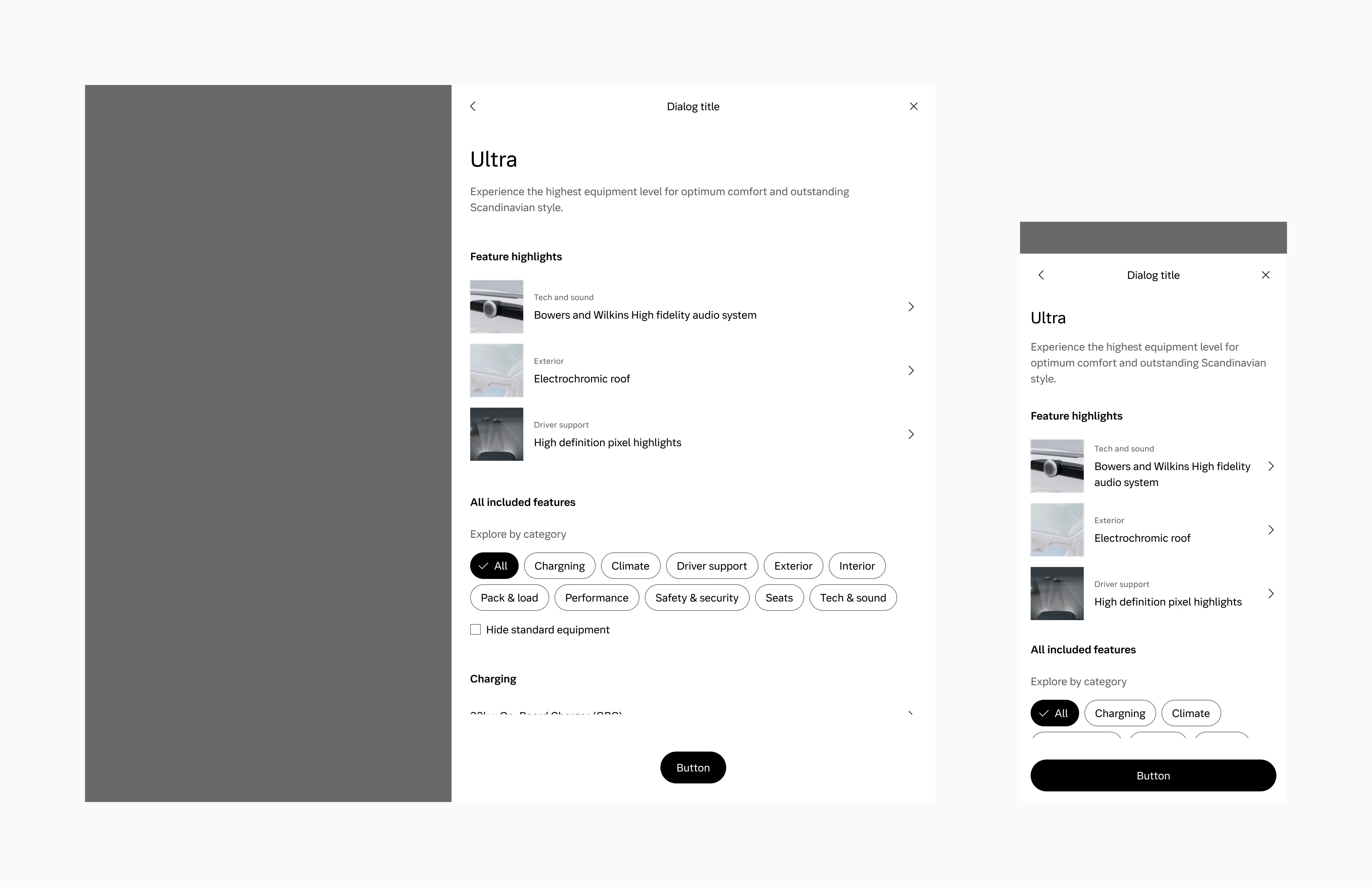 Side sheet usage
