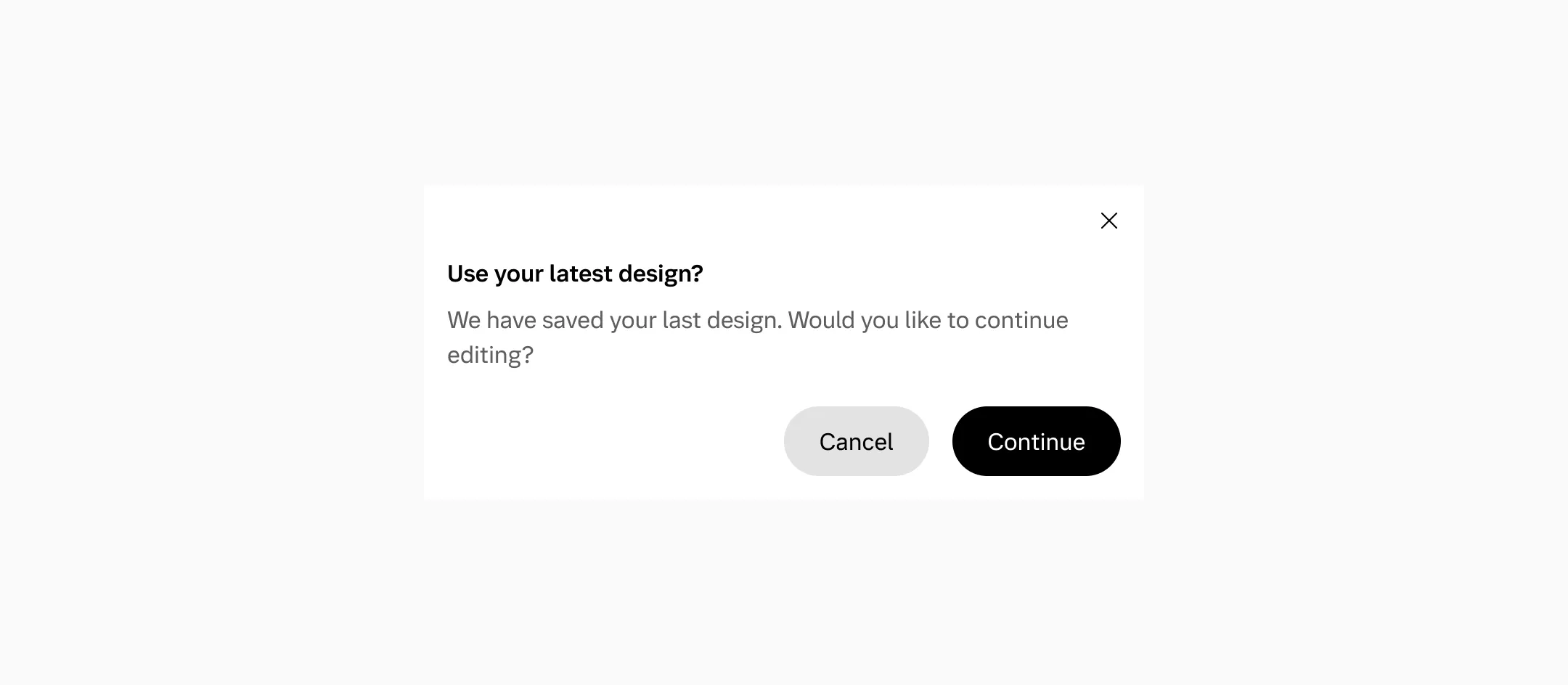 Side-by-side buttons in a dialog