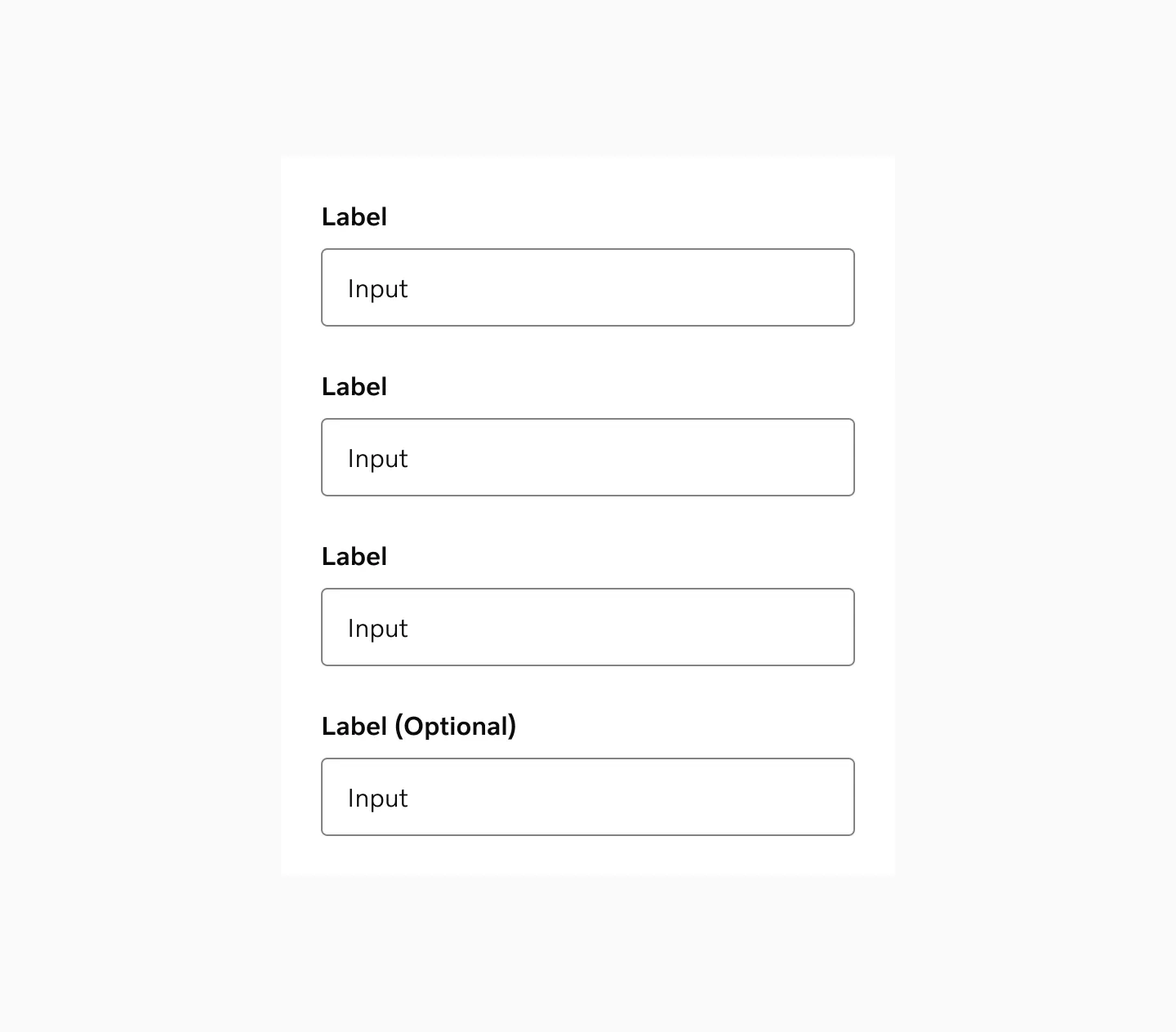 Displaying required field and one optional field