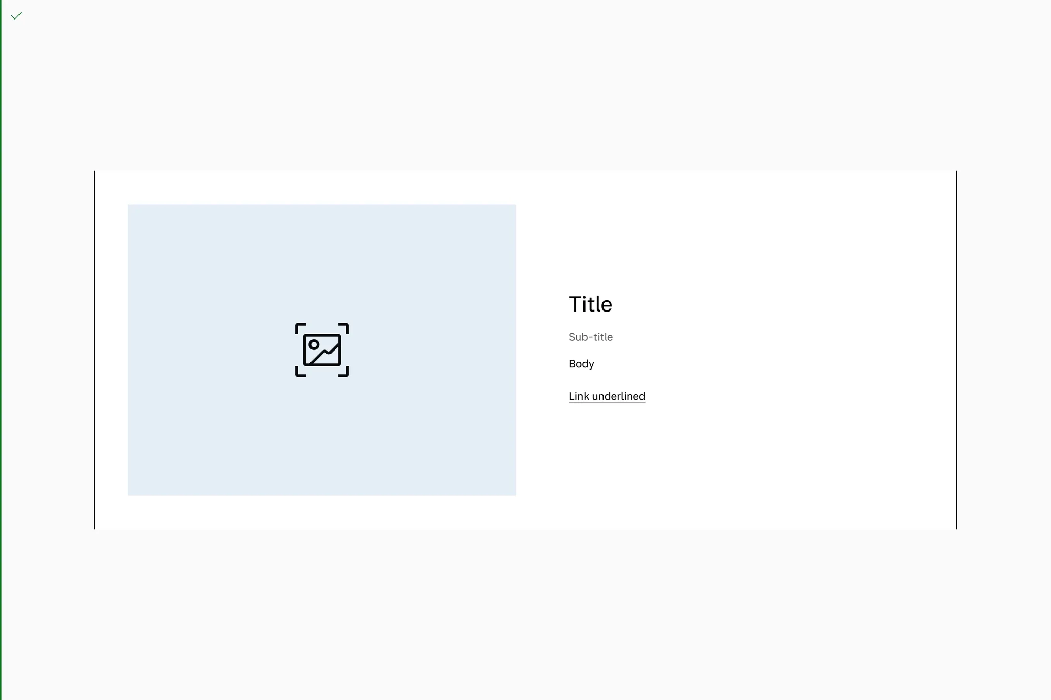 Media banner taking up full width of container