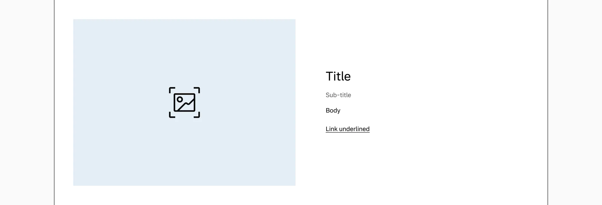 Media banner in page margin layout on lg breakpoint