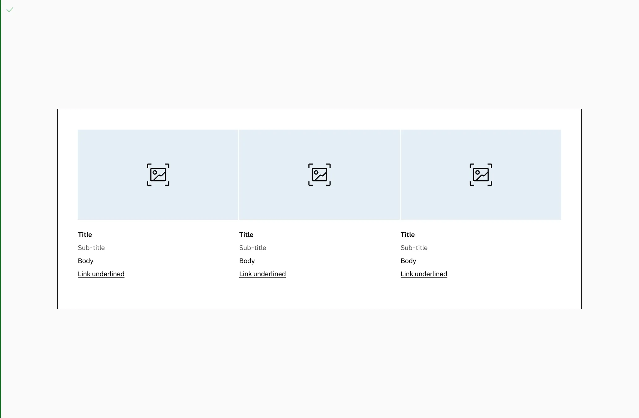 Media card in a constrained grid