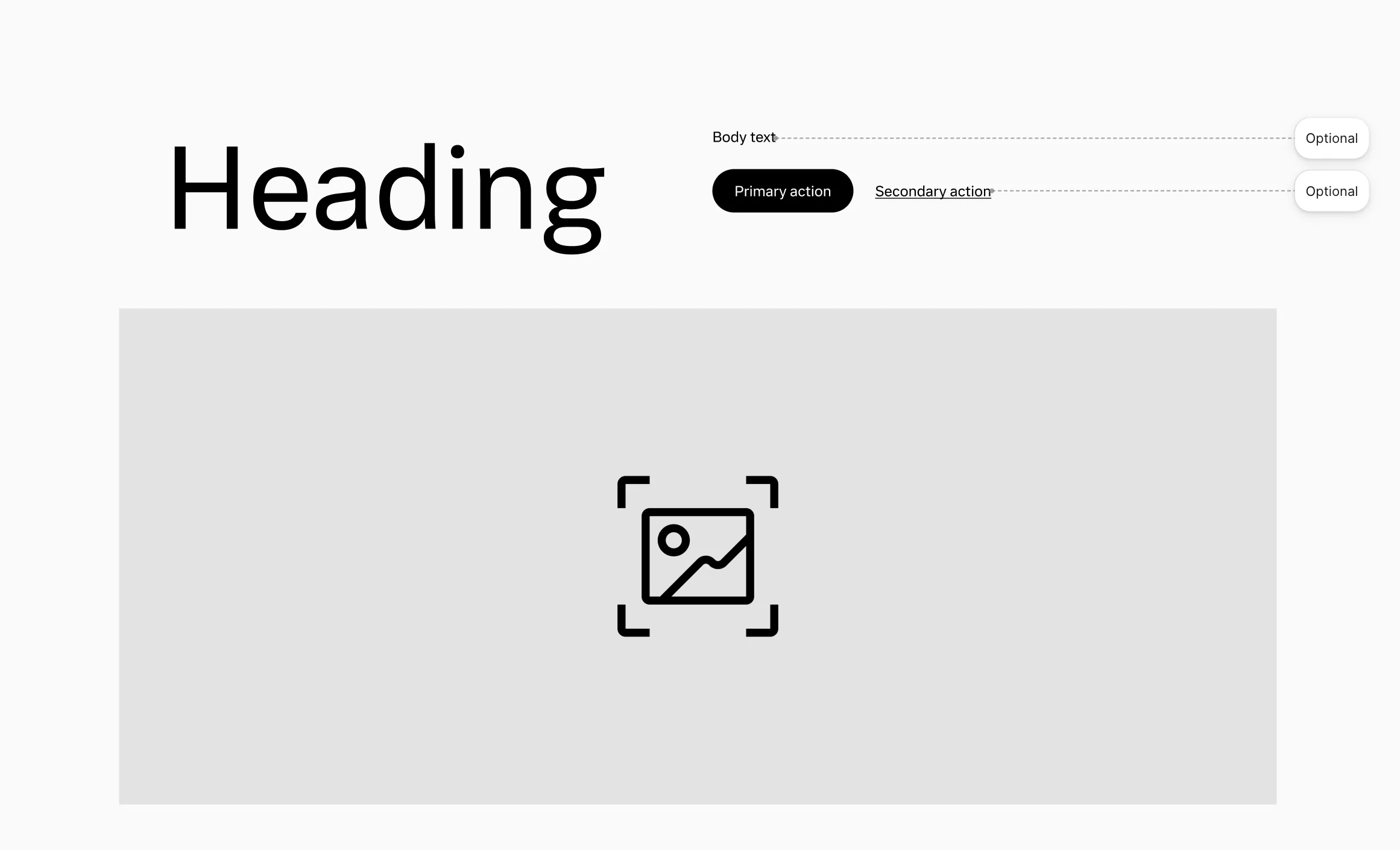 Media Hero with optional text callout