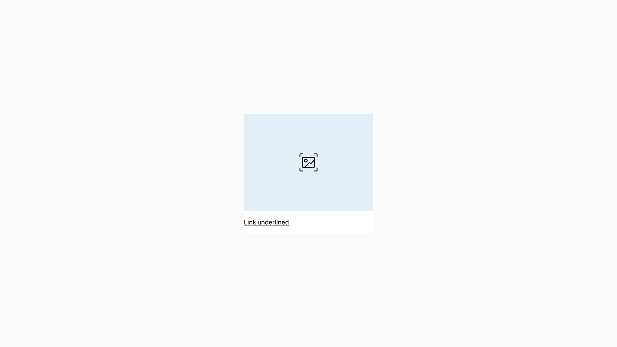Media tile in default state