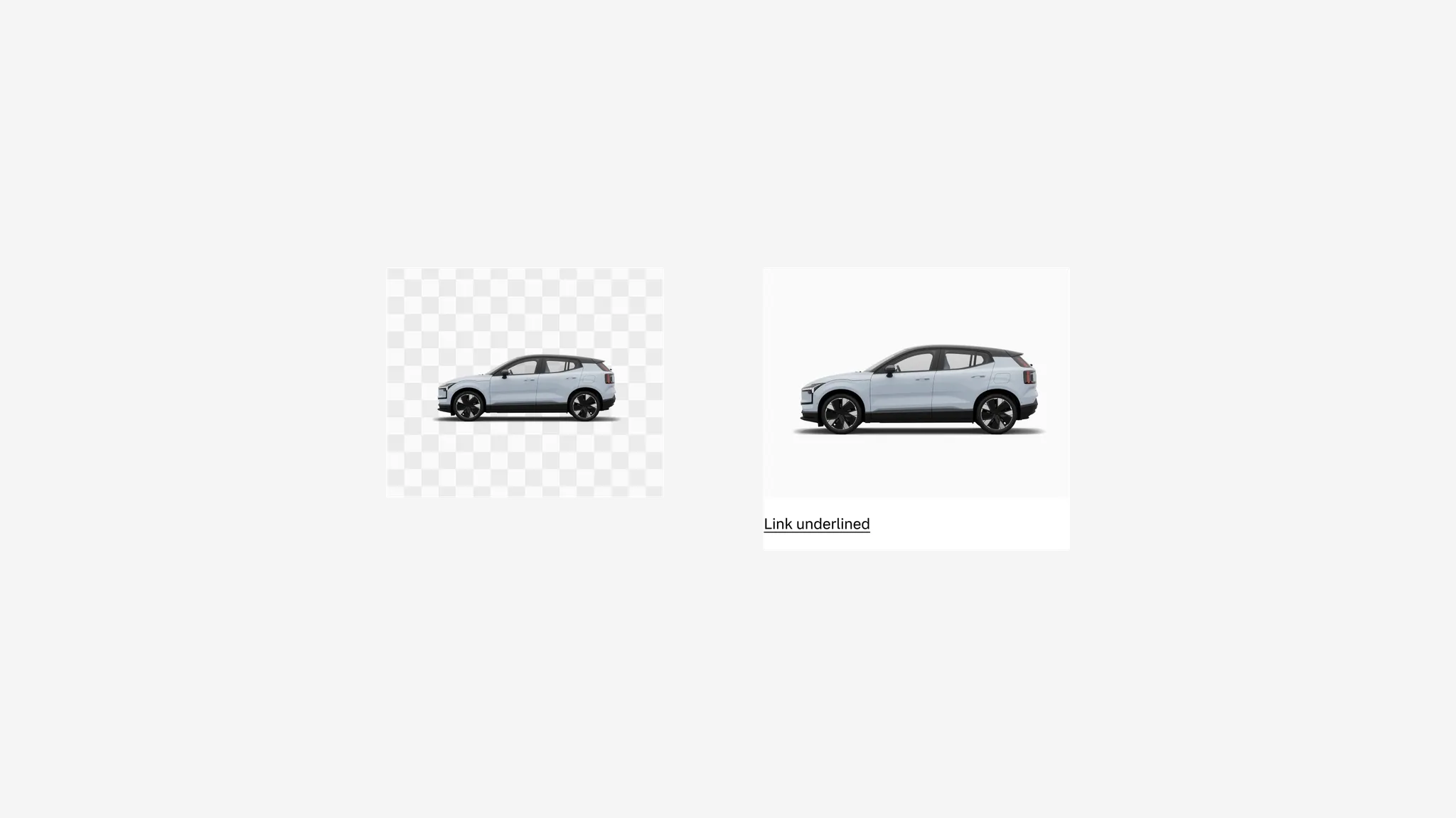 Media tile with secondary background in media container