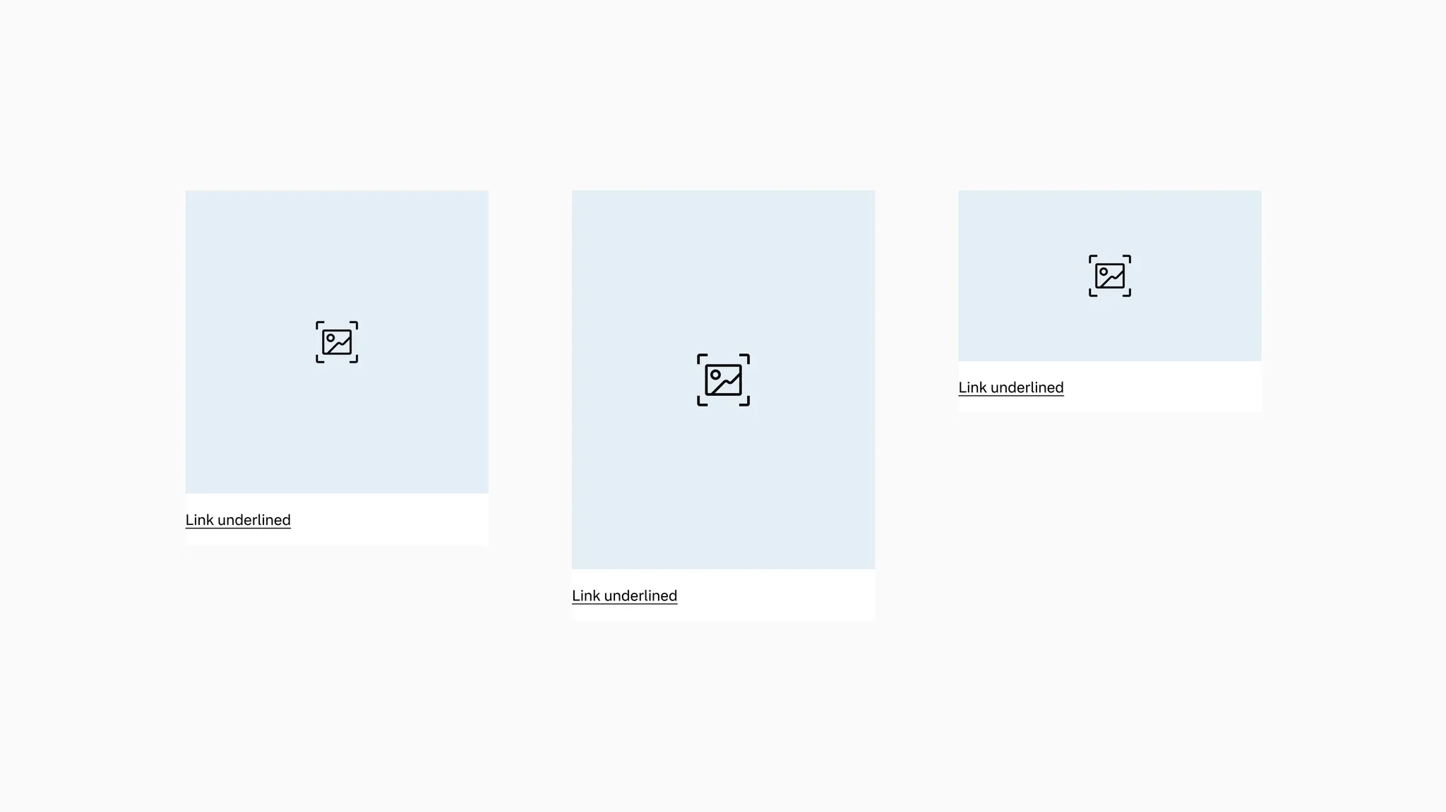 Media tile ratio variants