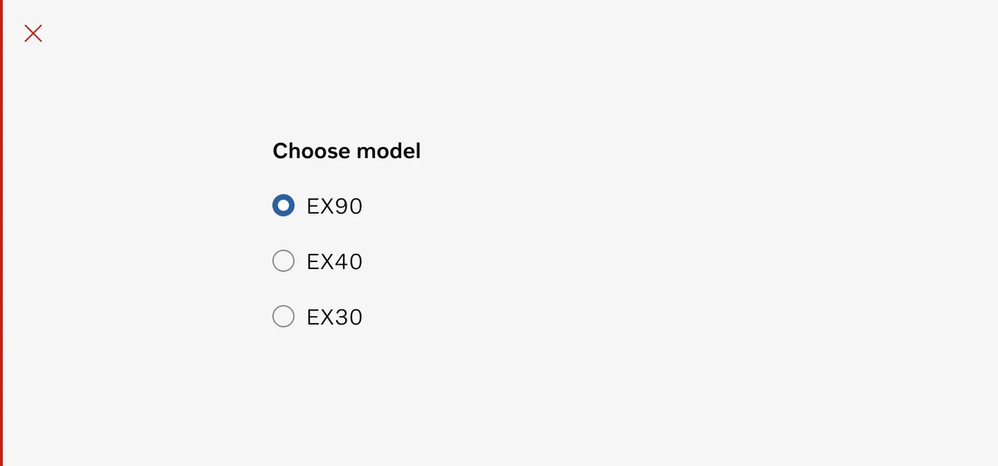 Don't use radio buttons for multiple selection