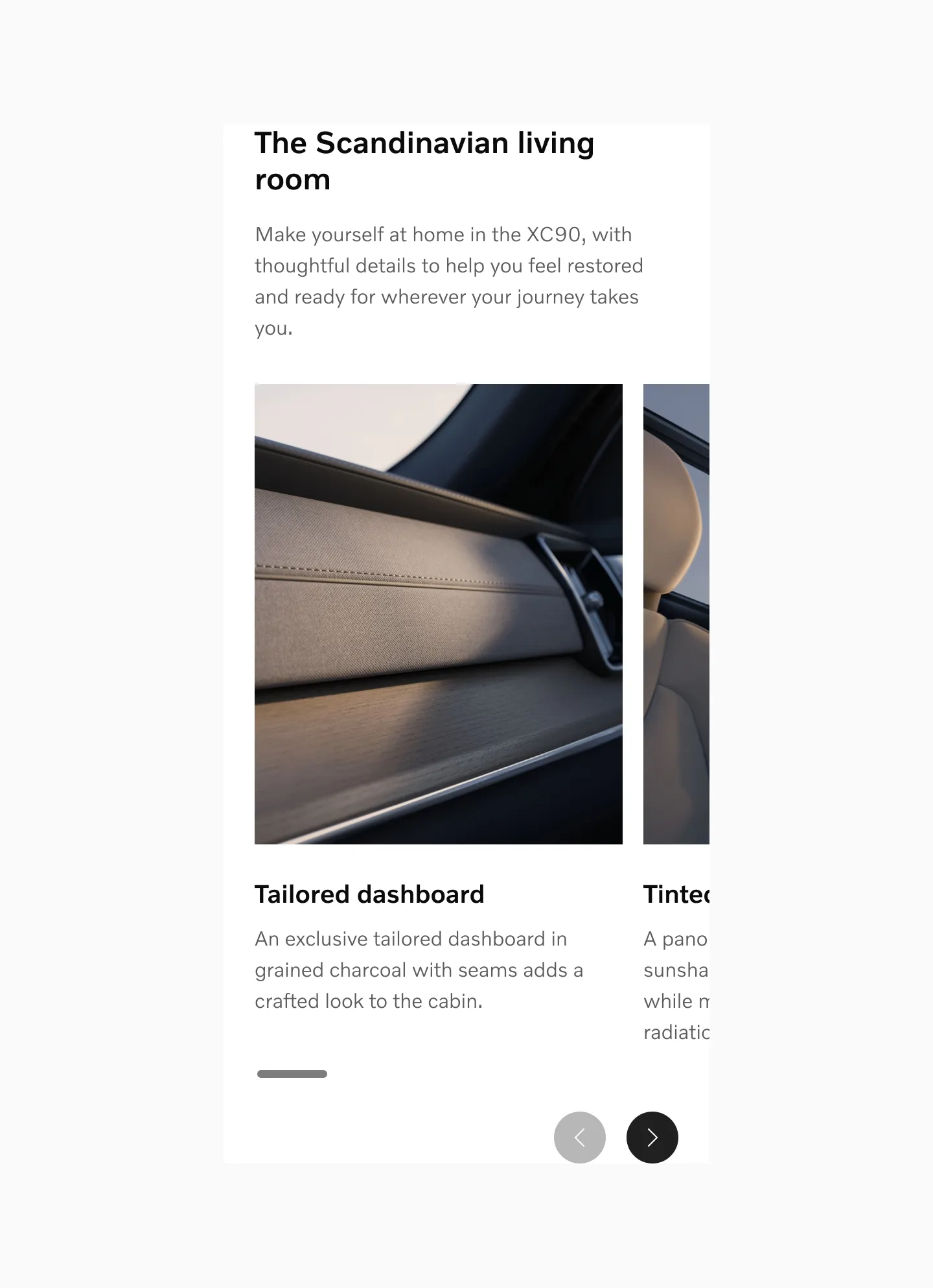 Interior cards in small breakpoint