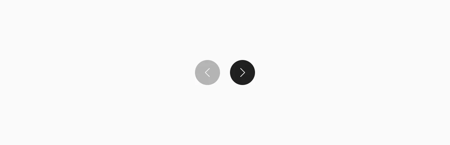 Scroll buttons in start state with left button disabled