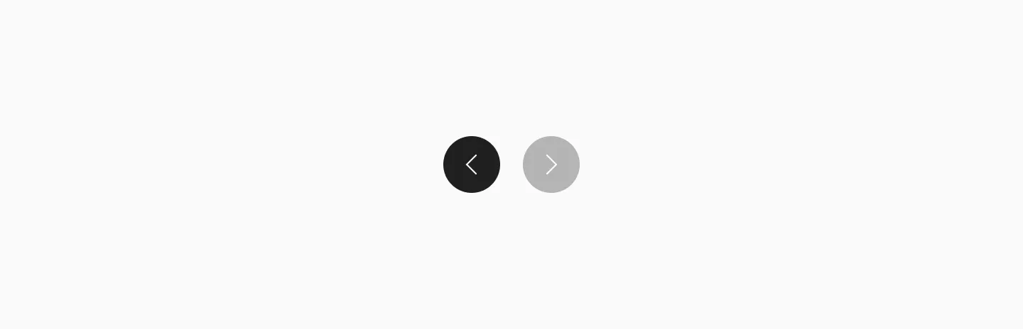 Scroll buttons in end state with right button disabled