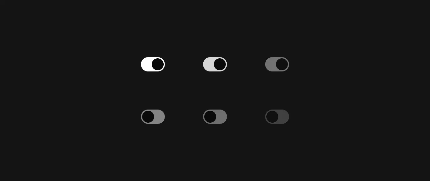 Switch in dark mode