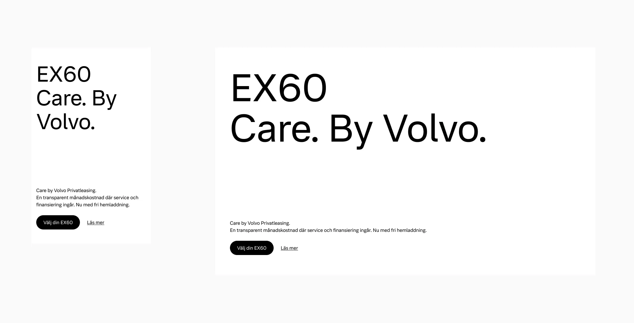 Text Hero example with Statement 1 heading